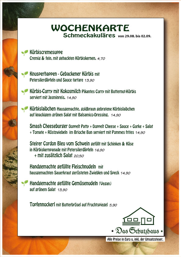 Wochenkarte
